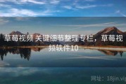 草莓视频 关键细节整理专栏，草莓视频轶件10