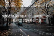 樱桃视频 实时刷新的瓜圈现场，樱桃视频,让兴趣无处可逃
