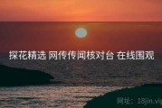 探花精选 网传传闻核对台 在线围观